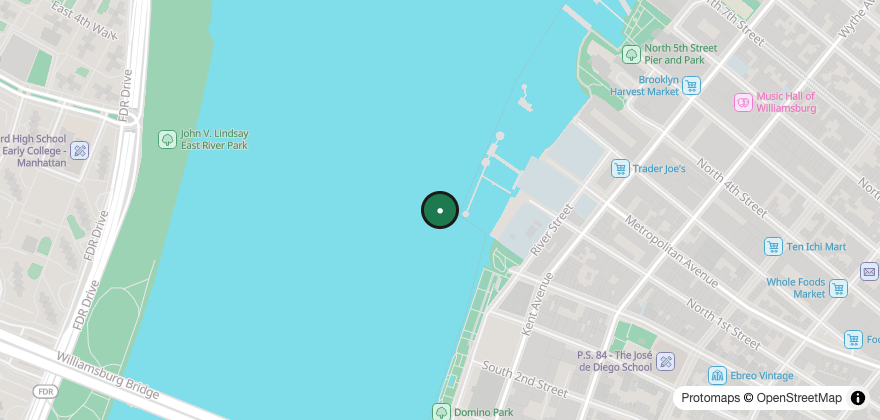 Static map showing the location of Oddfellows Ice Cream Co