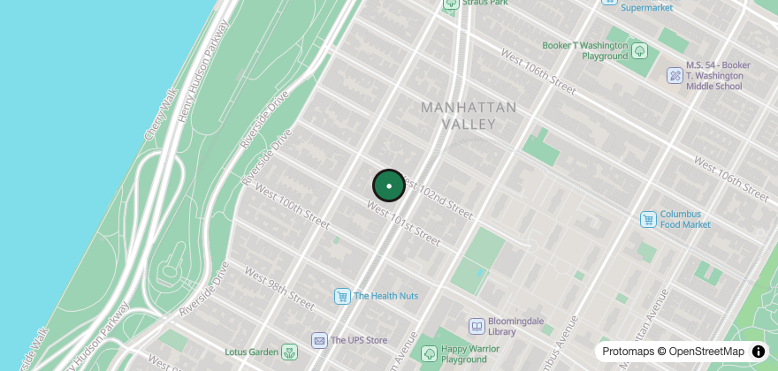 Static map showing the location of Schnitz