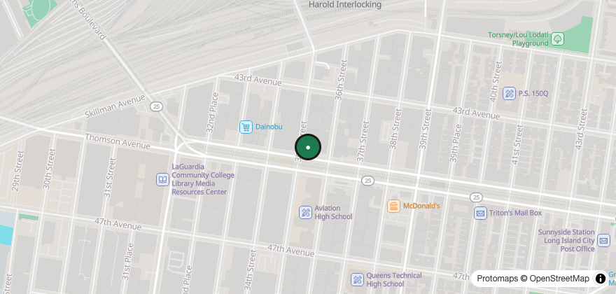 Static map showing the location of YoLo Boba Inc.